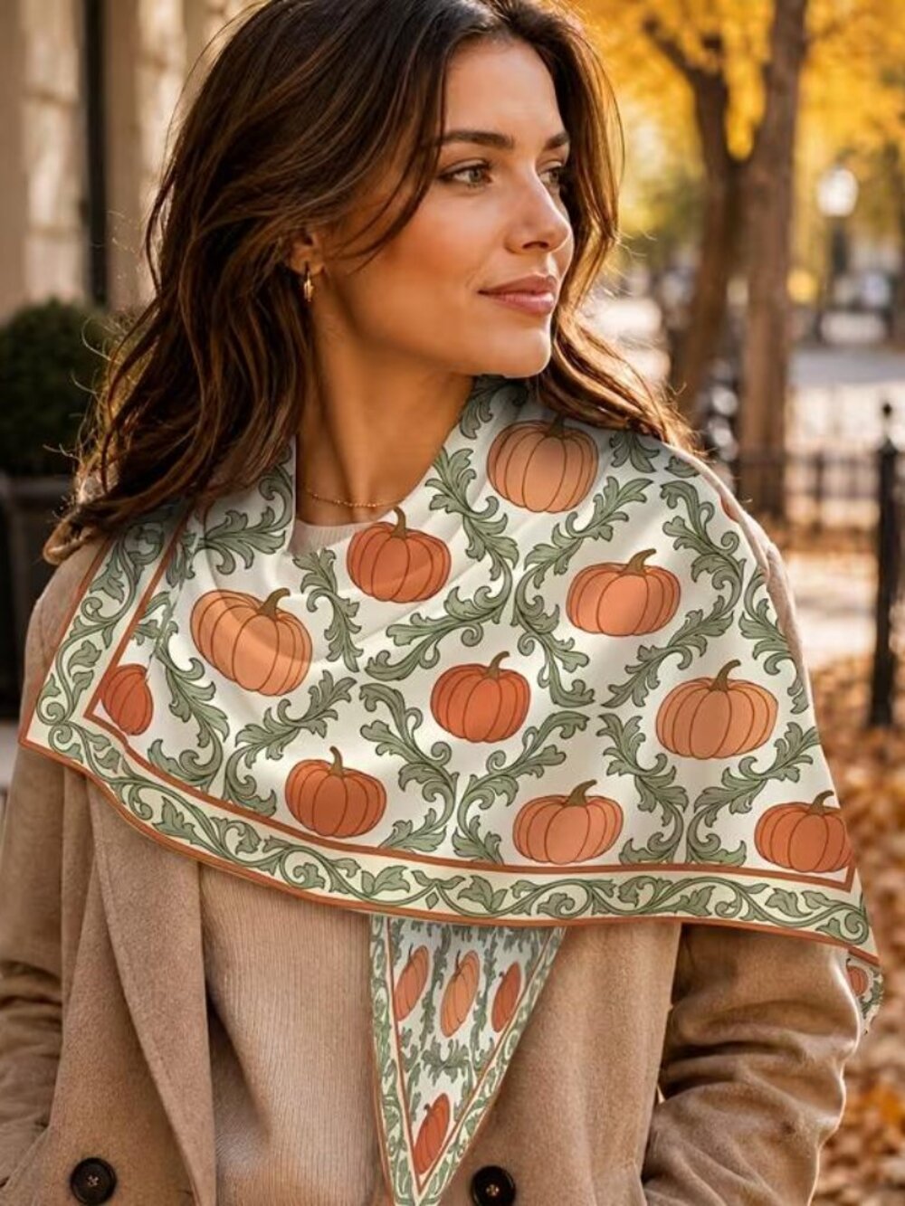 PUMPKIN VINES SCARF